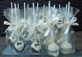 Brautpaar-Cakepops